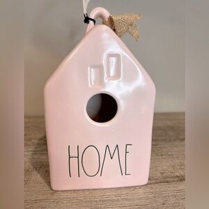 Rae Dunn Pink Birdhouse - Brand New, Excellent Condition